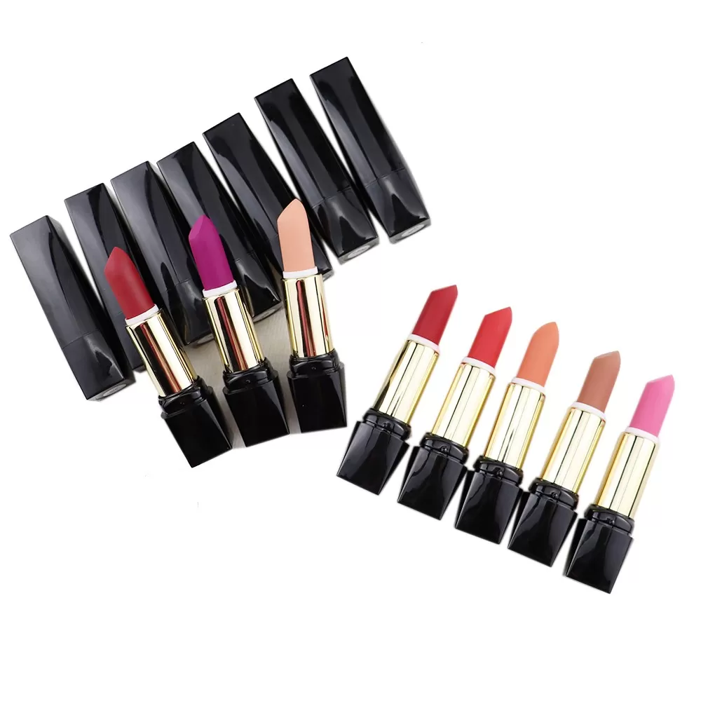 Custom 15Colors Matte Lipstick Vegan Long Lasting Moisturizing Firm Lipstick