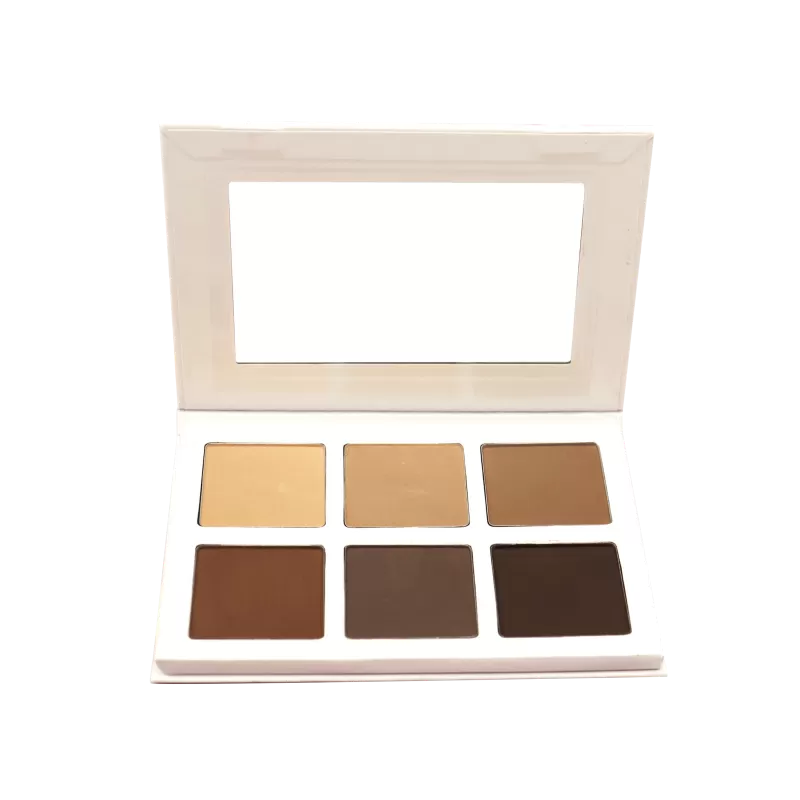 Private Label 6 Colors Pressed Powder Contour Palette Matte High Pigment Vegan Long Lasting Bronzer