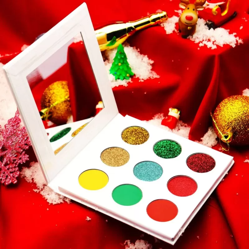 IОптовая DIY 500Shades Eyeshadow mirror Palette 9 Color Тени для век Высокий пигмент веганские тени для век