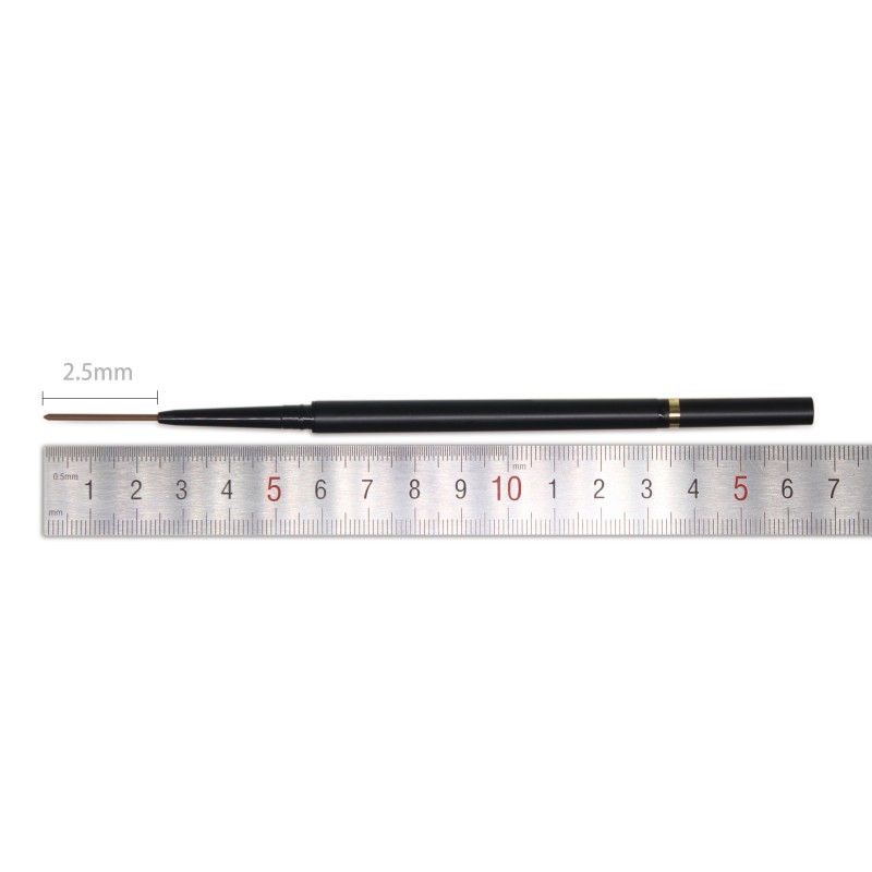 Waterproof Automatic Makeup Eye Brow Pencil Dual Head Custom Pigment Eyebrow Pencil with Brush