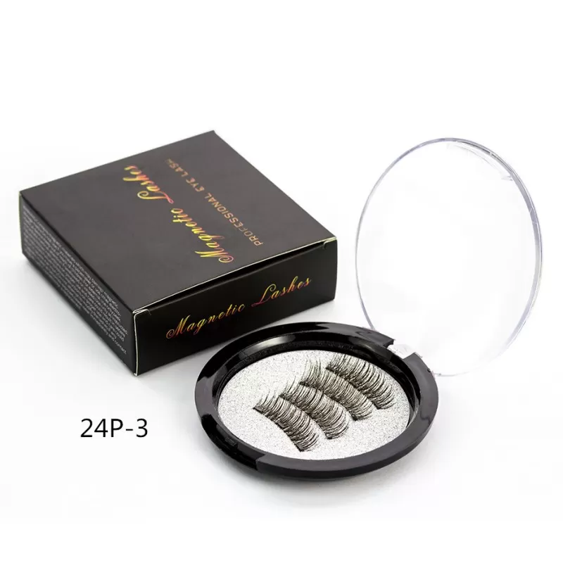 Wholesale Natural Enlarged Eyelashes 3D Baby Eyelash Transparent Adhesive Invisible False Eyelashes Magnetics