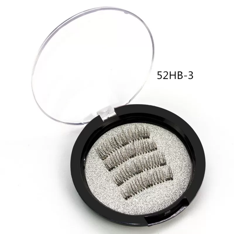 Wholesale Natural Enlarged Eyelashes 3D Baby Eyelash Transparent Adhesive Invisible False Eyelashes Magnetics