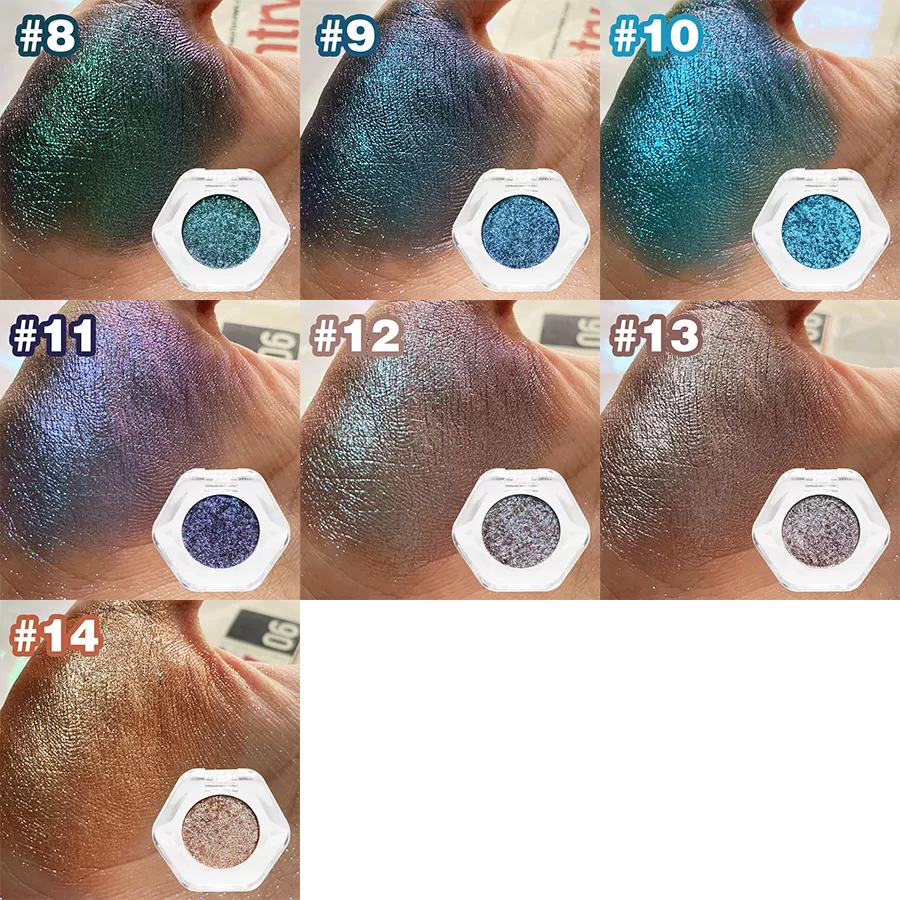 Hot Sales High Pigment Duochrome Eyeshadow Chameleon Eyeshadow Over 100 Colors Option