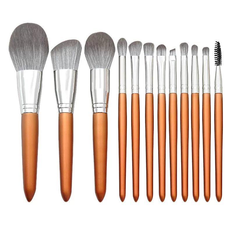 IBenutzerdefinierte 12PCS Make-up Pinsel Set weich hohe Qualität Ziegenhaar Make-up Pinsel