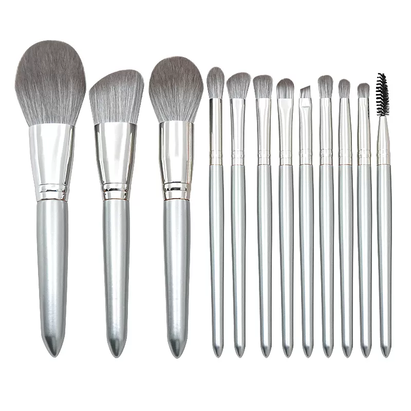 Custom 12PCS Makeup Brush Set Soft High Quality Goat Hair Makeup Brush