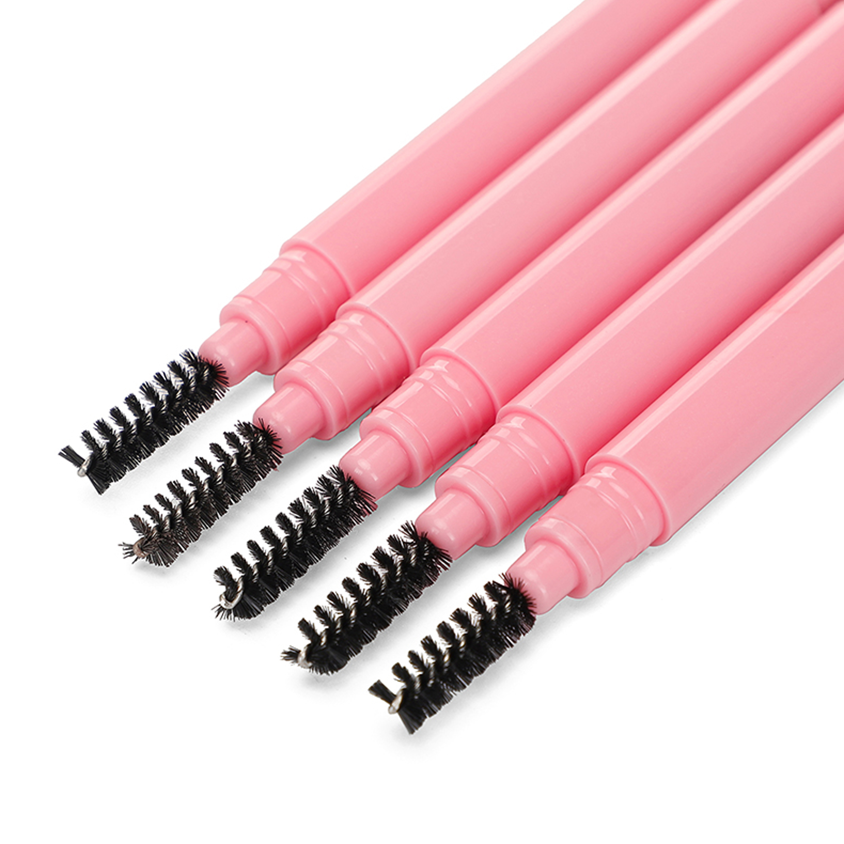 Custom Ultra-Fine Organic Creamy Eyebrow Pencil With Brush Wholesale Waterproof Long Lasting Pink Eyebrow Pencil