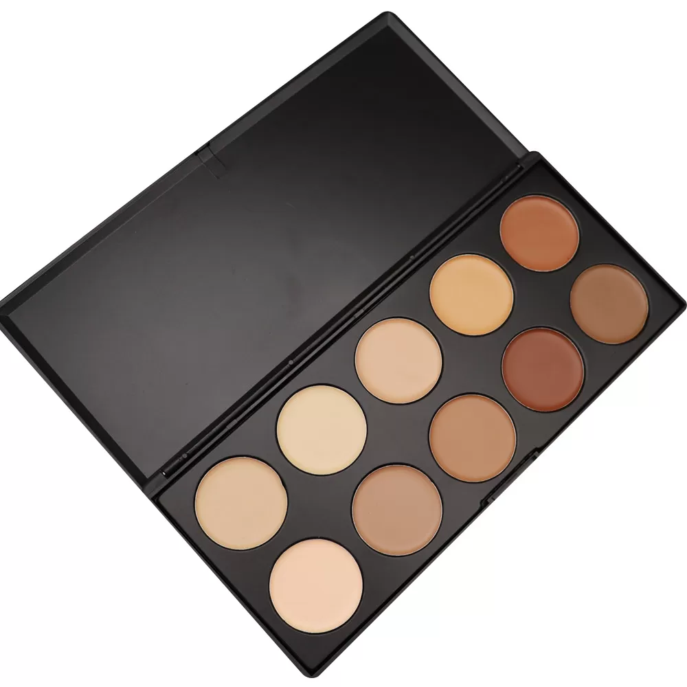 Full Coverage Creamy 10 Colors Concealer Palette Face Makeup Concealer Vegan