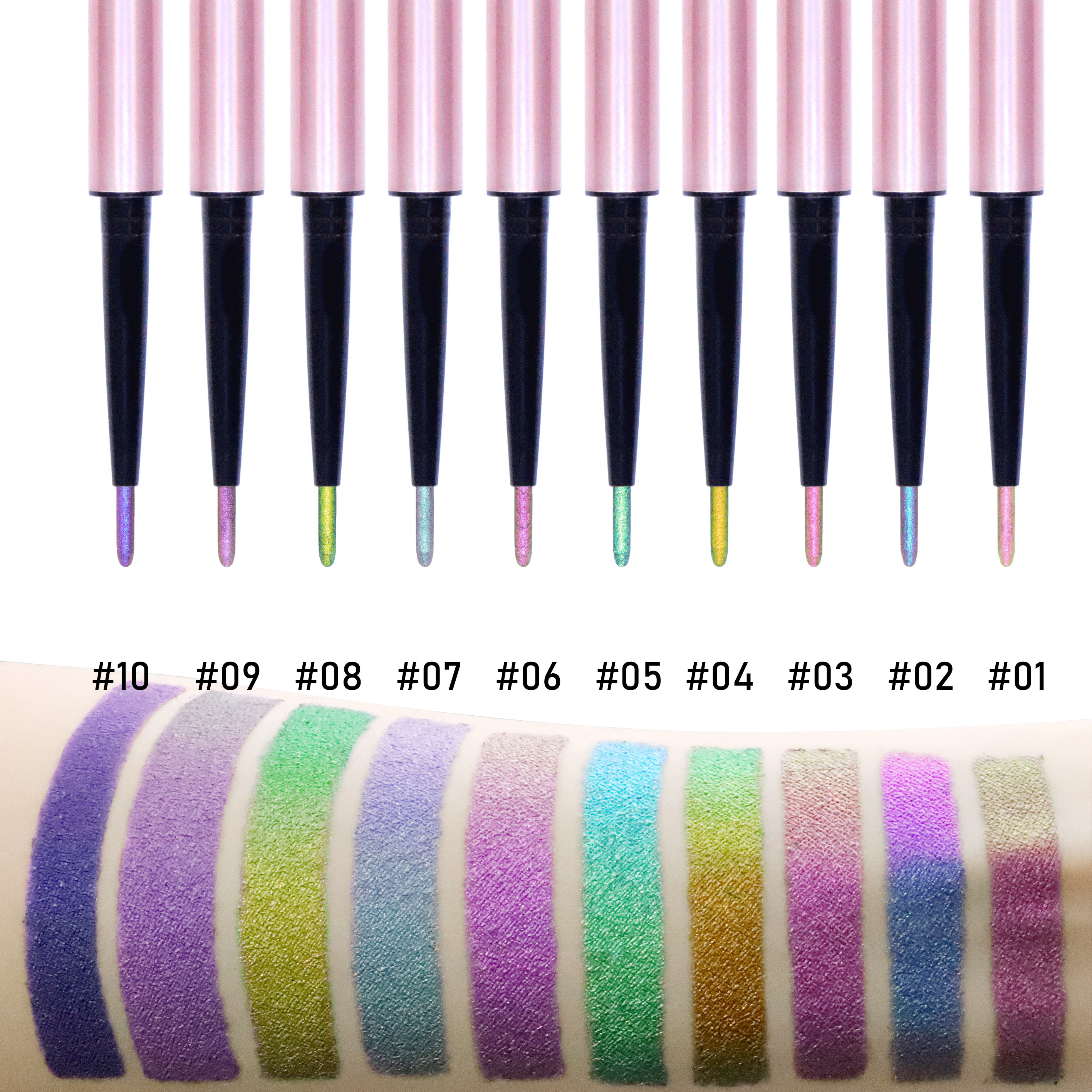 Wholesale 10 Colors Chameleon Eyeliner Gel Pen With Private Label