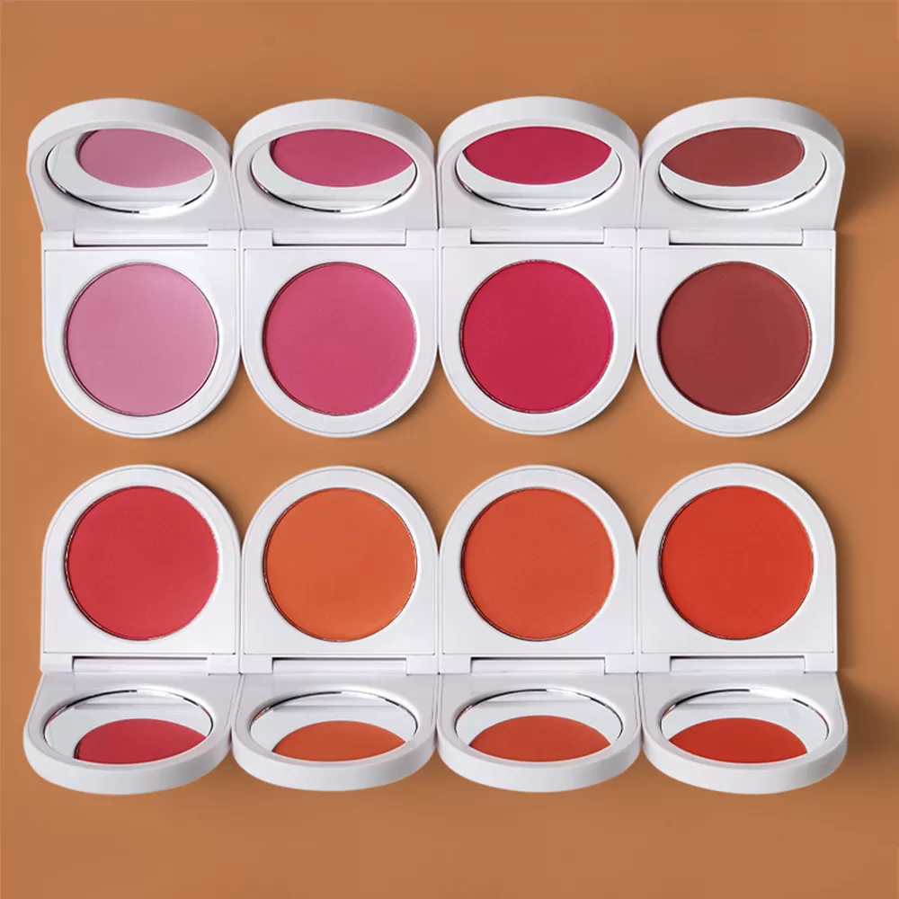 Private Label Single Pressed Powder Blush 8 Colors Face Cheek Makeup Blusher palette