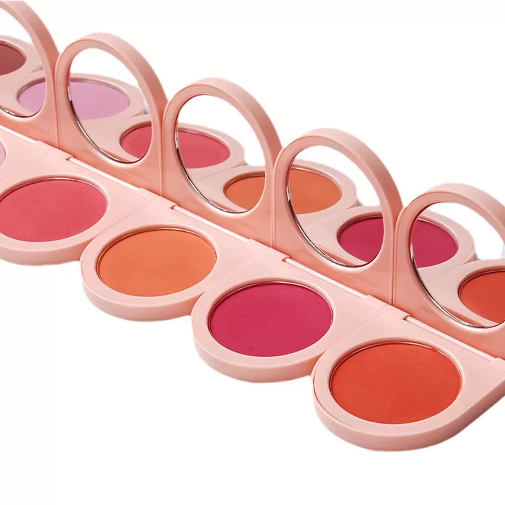 Private Label Single Pressed Powder Blush 8 Colors Face Cheek Makeup Blusher palette