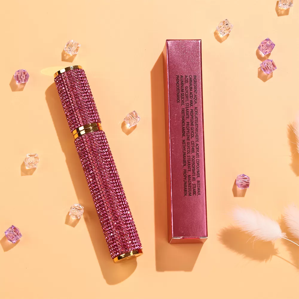 Hot Selling Pink Gold Diamond Mascara Long Lasting Waterproof Mascara