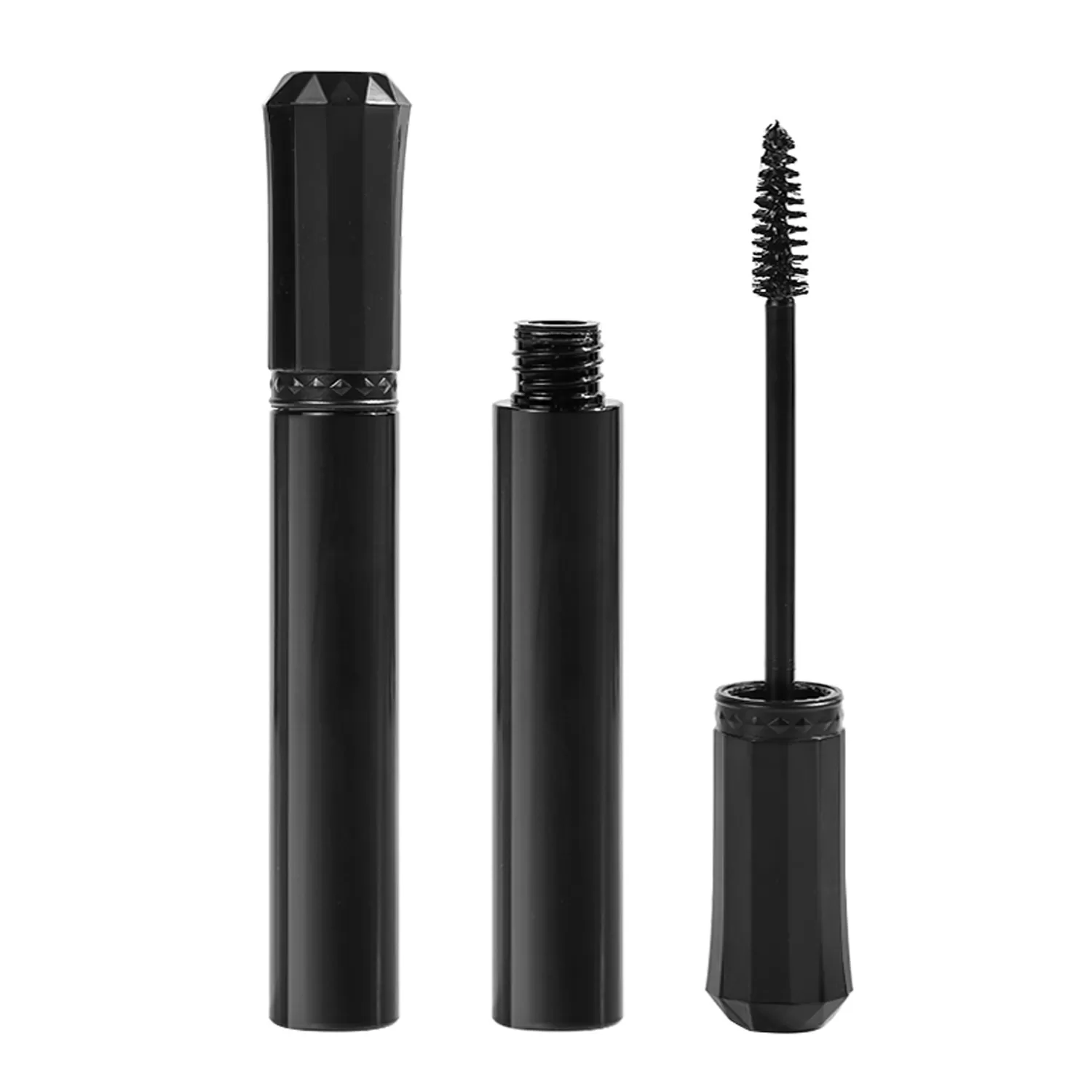 Waterproof Black Dense Bristle Mascara Long Lasting 3D Fiber Mascara Lengthen