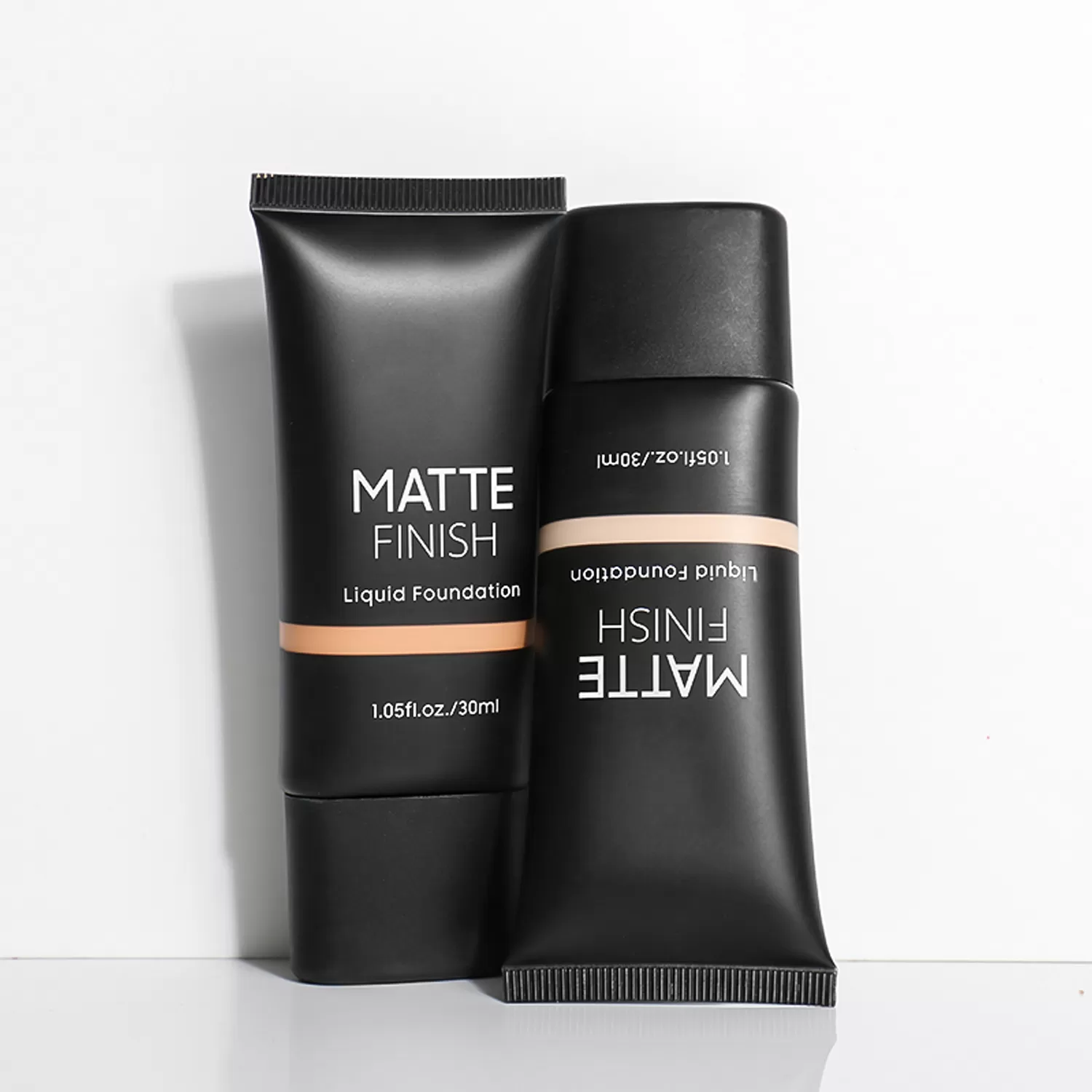 Matte Finish 10Colors Liquid Foundation Oil Free Waterproof Foundation Soft Tube