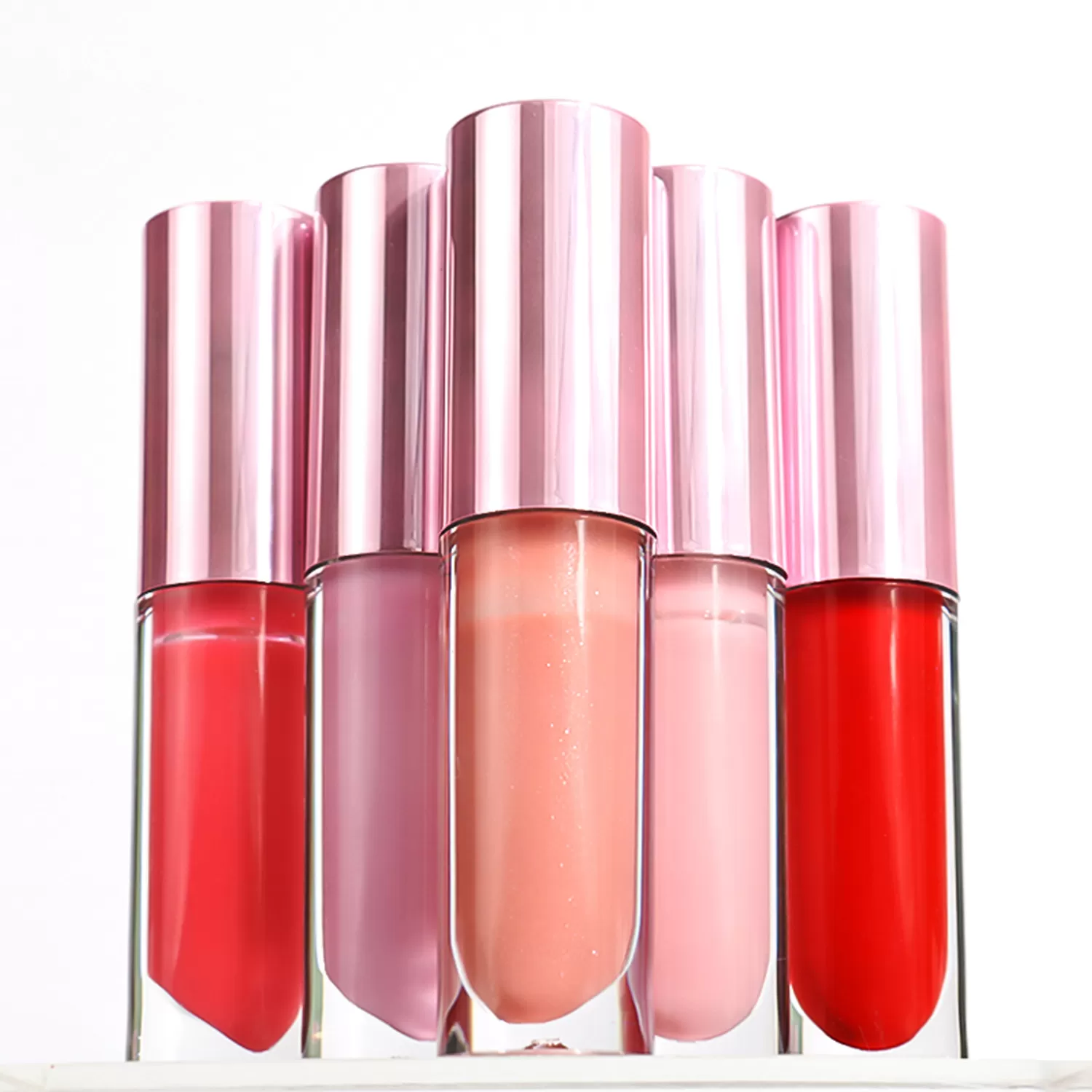 Nicht klebender 24 Farben glänzender Lipgloss nährende Forme