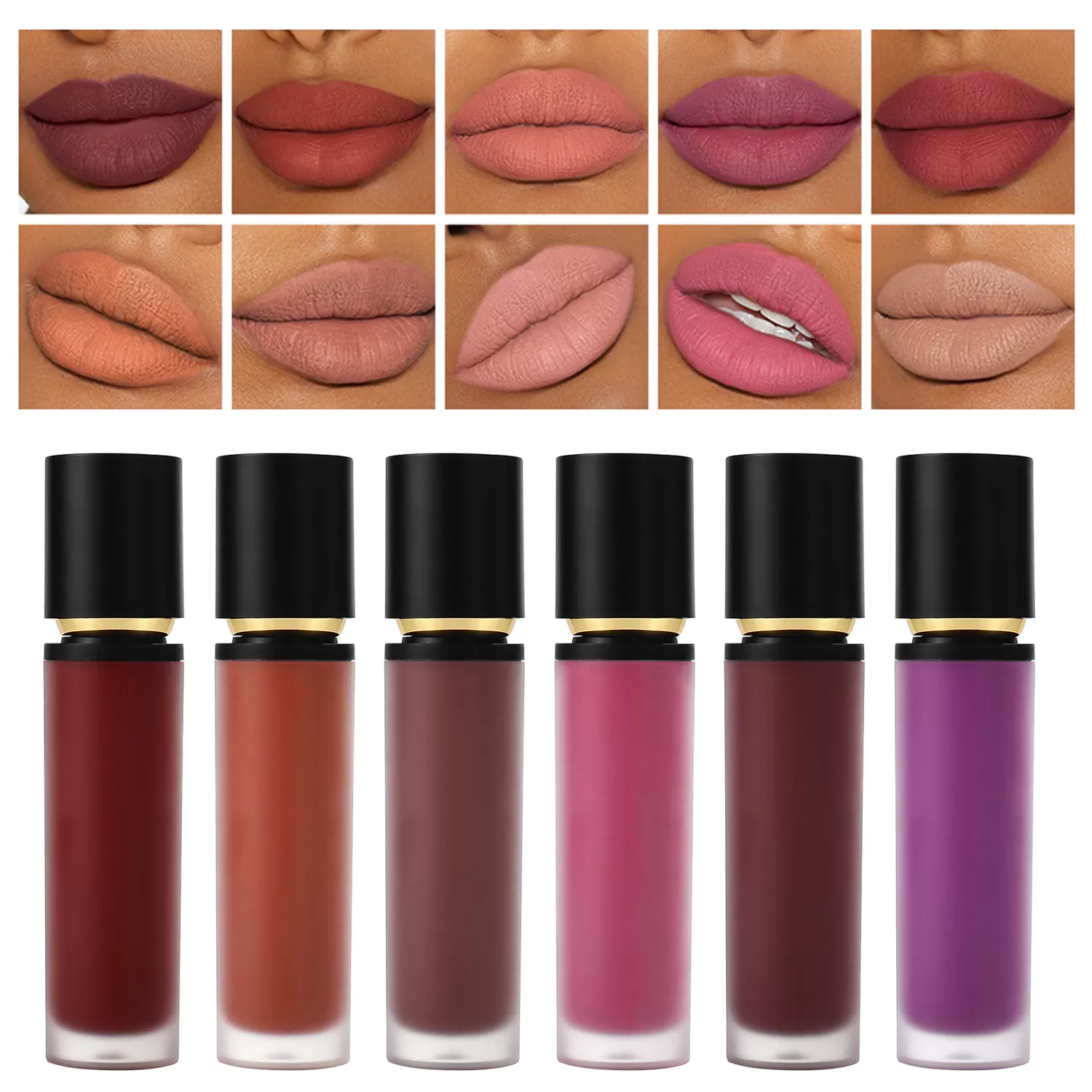Custom Formula 24Colors Moisturizing Lip Gloss Plumper 34Colors Matte Liquid Lipstick Long Lasting