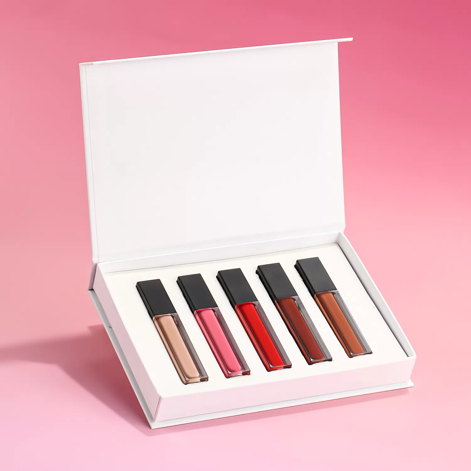 6pcs/Gift box Matte Lip Gloss Set Long Lasting Waterproof Lip Gloss Moisturizing Matte Lipstick Suitable for All Occasions