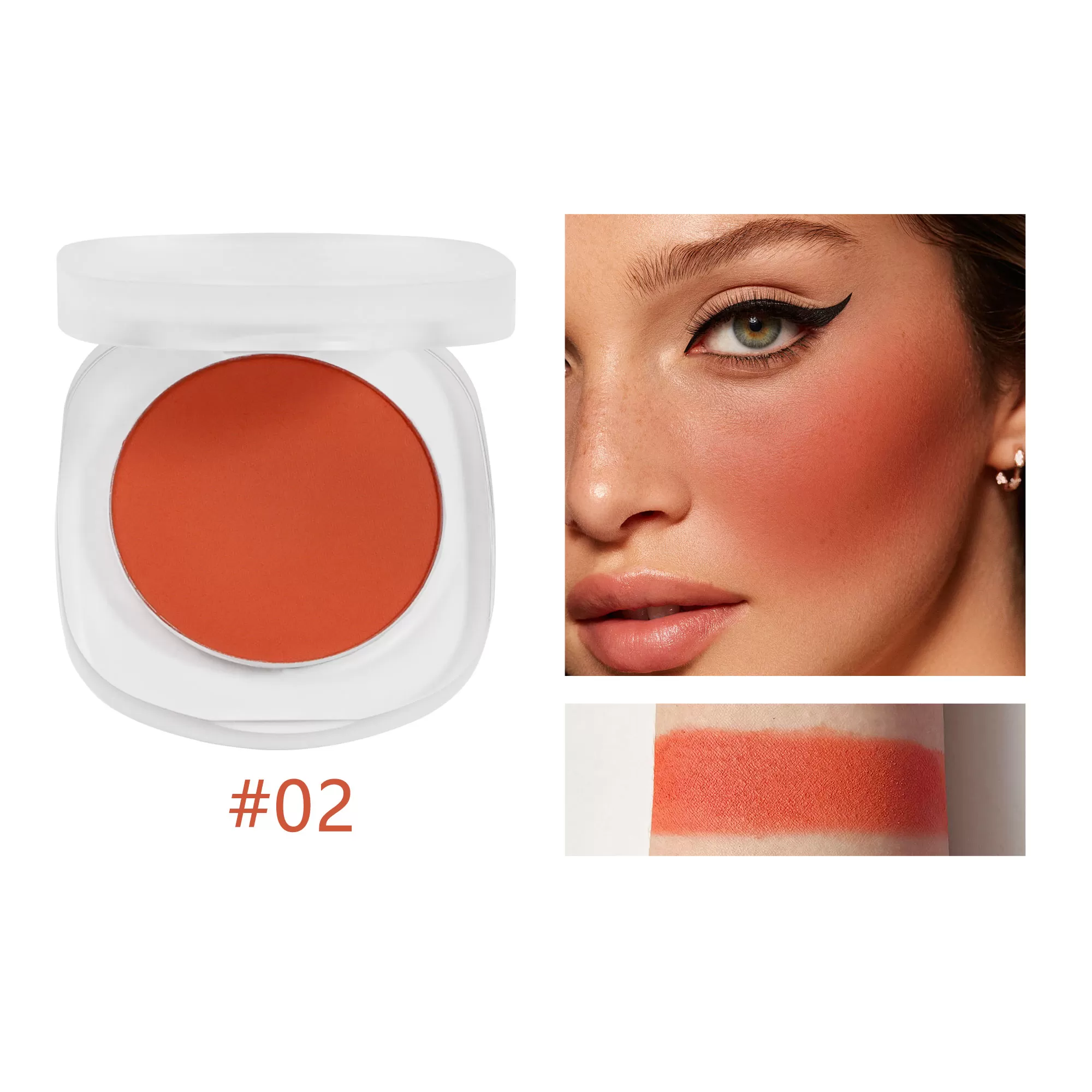 Factory Wholesale Single Powder Blush Pigment Long Lasting Face Blusher