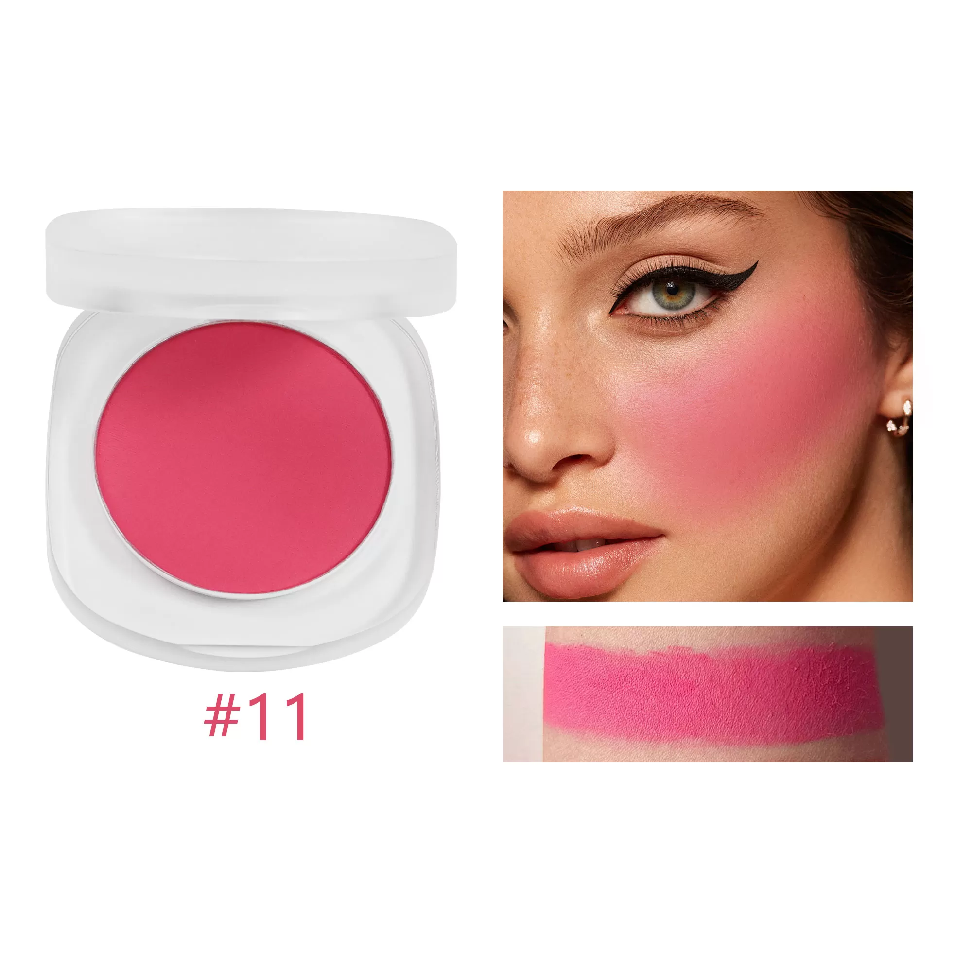 Factory Wholesale Single Powder Blush Pigment Long Lasting Face Blusher